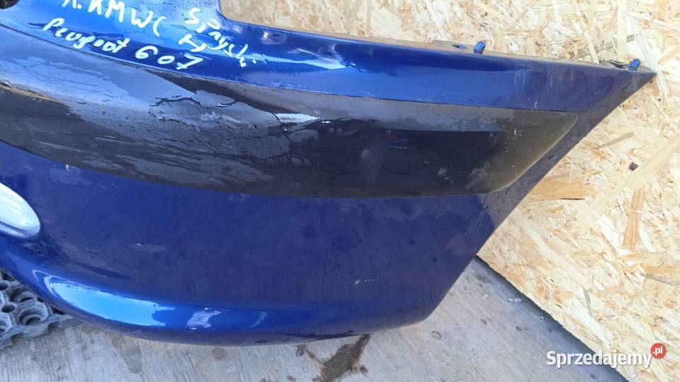 PEUGEOT 607 ZDERZAK PRZÓD HALOGEN SPRYSKI KMWC wielkopolskie Zbierkowo