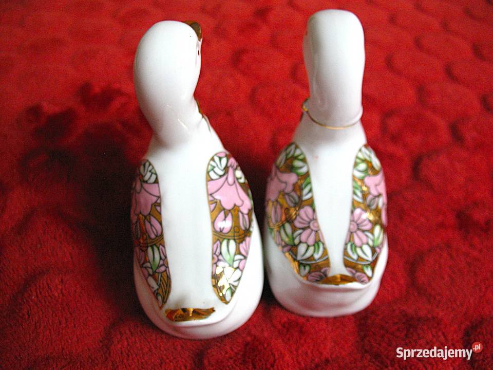 Gęsi figurki z porcelany 10