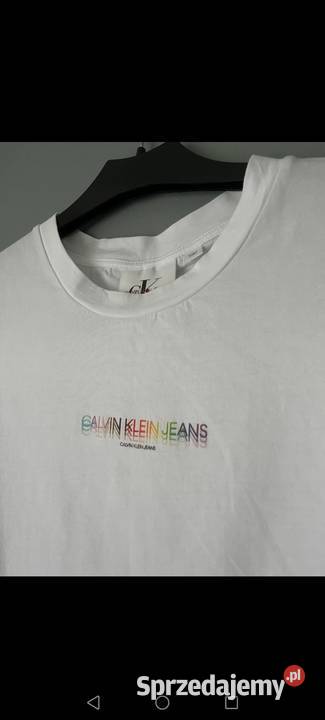 Koszulka damska Calvin klein rozmiar S nowy bez Inny wzór Ruciane-Nida