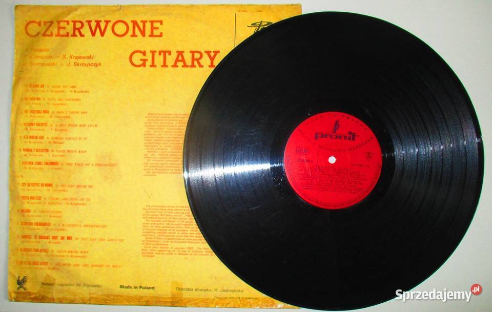Czerwone Gitary To właśnie my płyta Krajewski płyta winylowa łódzkie