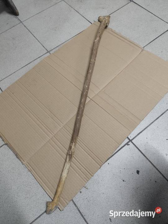 Zabytkowa drewniana laska podpórka gadżet retro Rzeszów