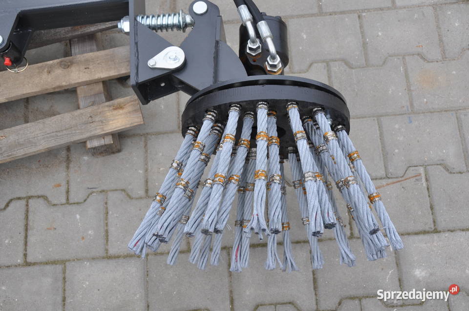 Szczotka druciana do usuwania chwastów z kostki łódzkie Skierniewice