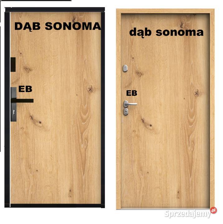 Drzwi z montażem ZEWNĘTRZNE wejściowe Sieradz sprzedam