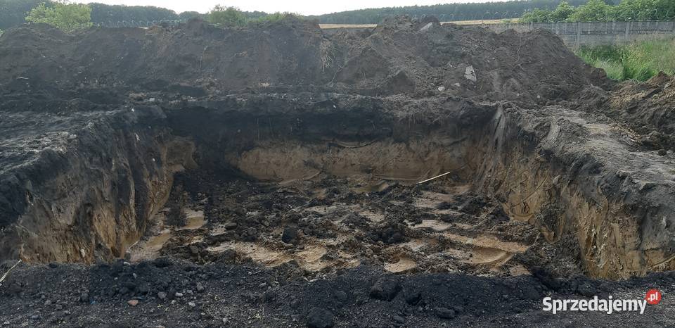 Prace ziemne koparko ładowarkąmini koparką Sulęcin