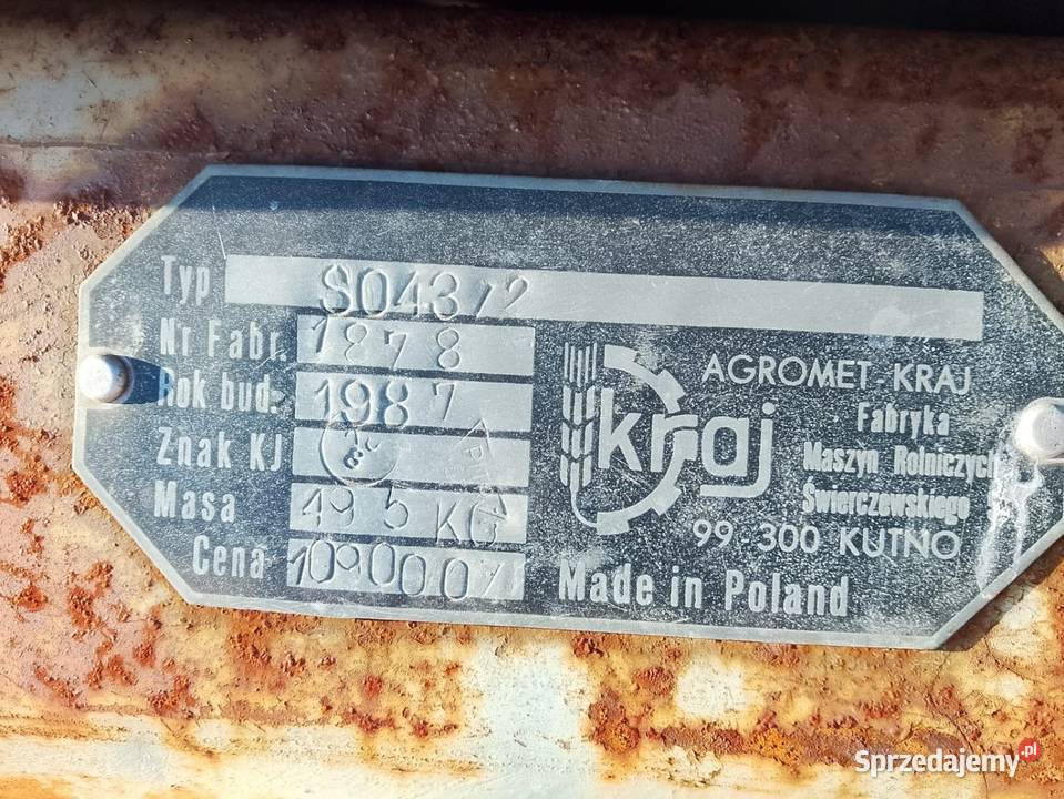 Sprzedam Siewnik łódzkie Zduńska Wola sprzedam