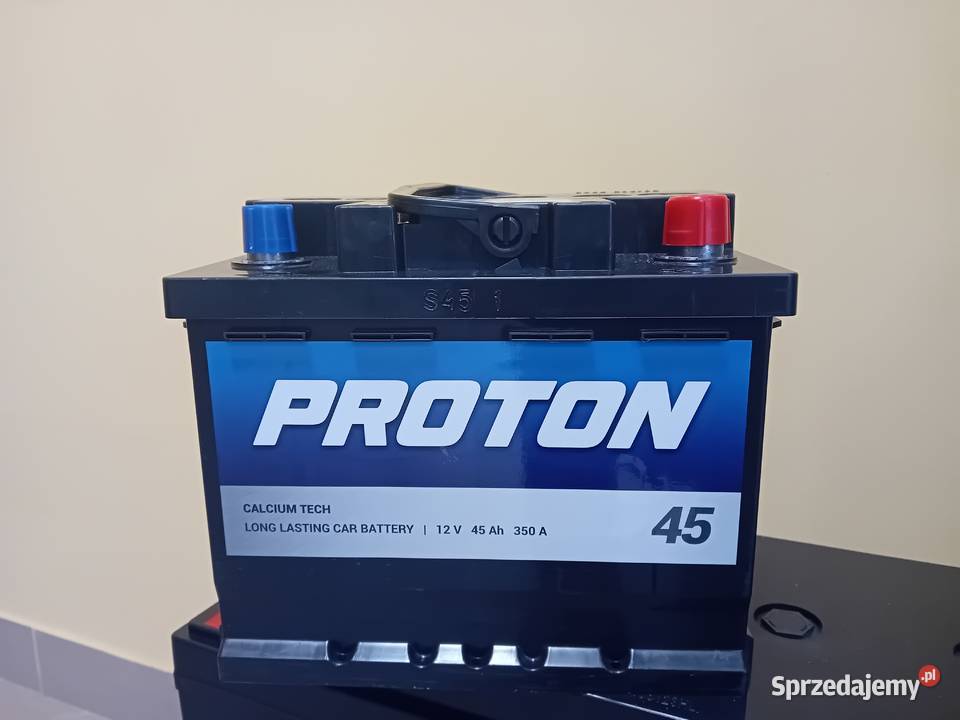 Akumulator PROTON 45Ah 350A EN PRAWY PLUS Pozostałe zachodniopomorskie Szczecin