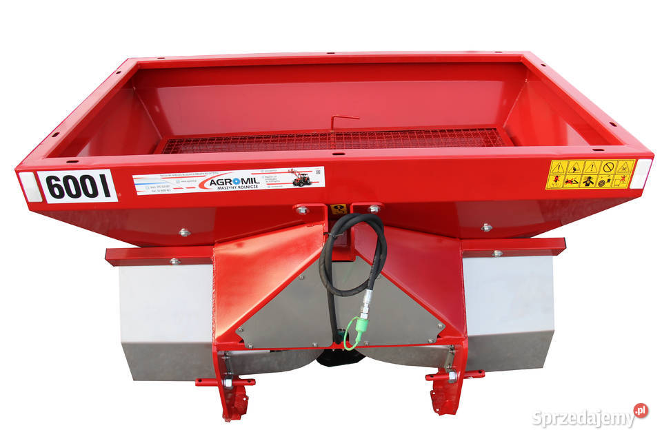 Rozsiewacz do nawozu dwutarczowy nowy model nieuszkodzony Rogóźno