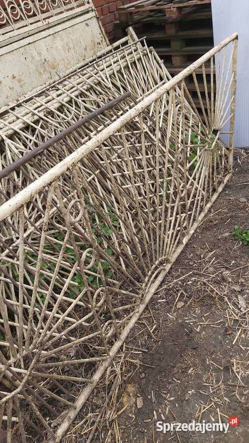 Okazja Płot z demontażu metalowy 25m długość i wielkopolskie Chromiec sprzedam