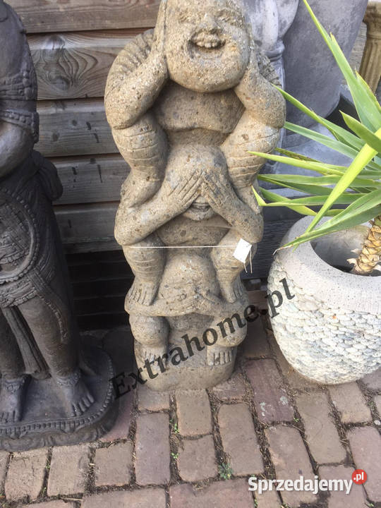 Ganesha H125 rzeźba z kamienia lawy Uosabia Wrocław