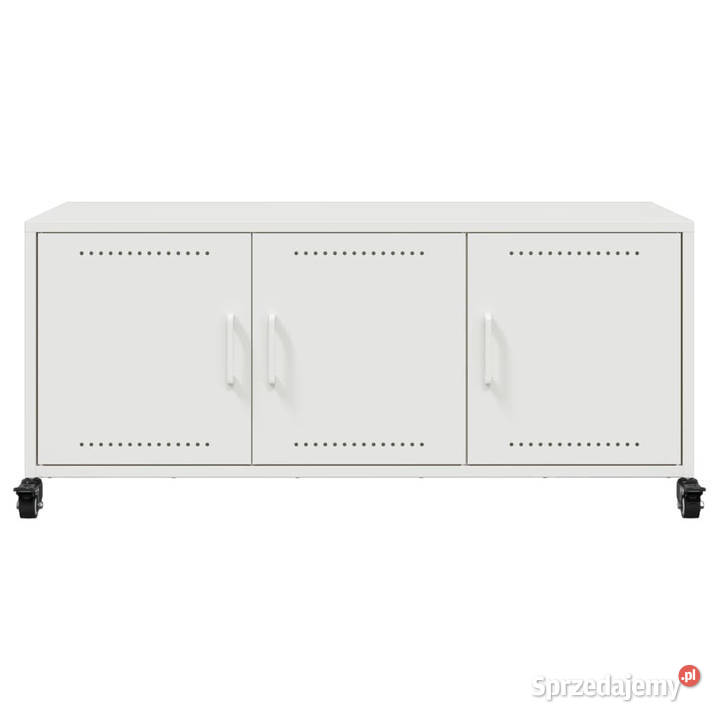Szafka RTV biała 1005x39x435 stal WM846649 RTV Warszawa sprzedam