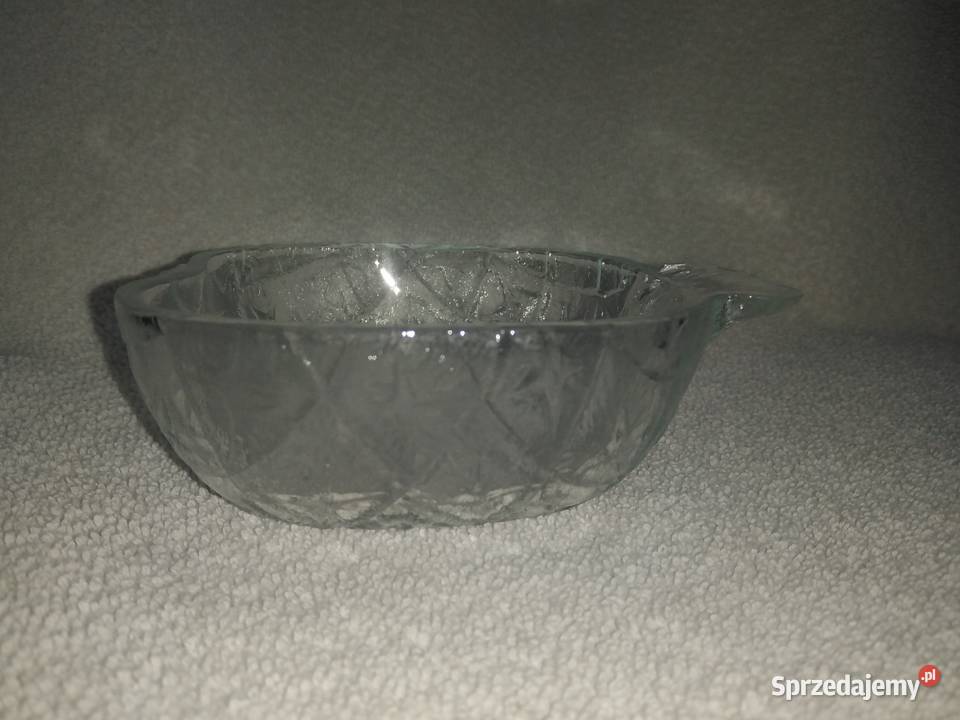 Szklana miseczka w krztałcie ananasa przezroczysty