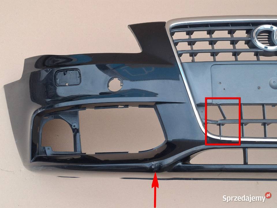 AUDI A4 B8 ZDERZAK PRZÓD PRZEDNI SPRYSKI Zderzaki lubuskie Bieleń sprzedam