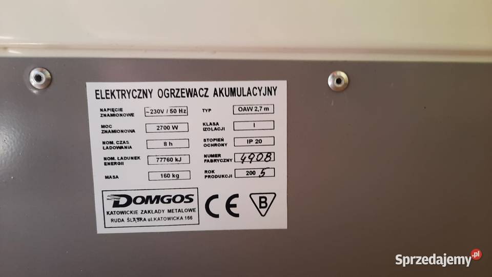 Piec akumulacyjny 18 27kW Grzejniki łódzkie