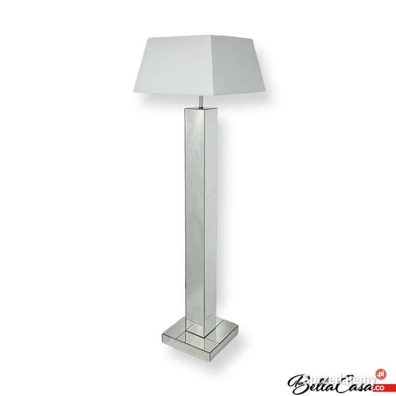 Lampa stojąca glamour dekorowana do salonu Warszawa