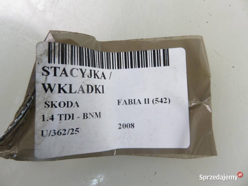 STACYJKA WKŁADKI SKODA FABIA II 4B0905851C sprzedam