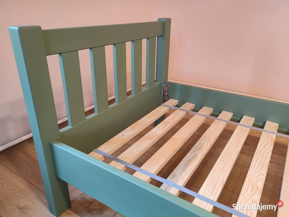 Nowe sosnowe łóżko drewniane 90x200 Nisko
