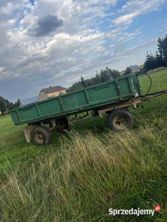przyczepa wywrotka d35 kaczka nieuszkodzony