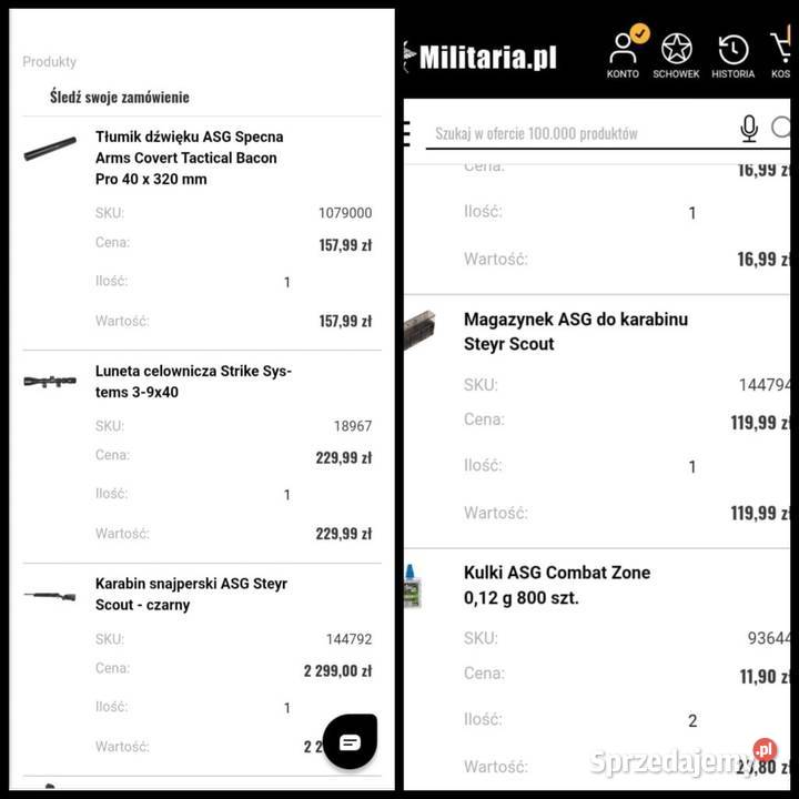 Replika Karabin snajperski ASG Steyr Scout Sporty strzeleckie i myślistwo małopolskie Wieliczka sprzedam