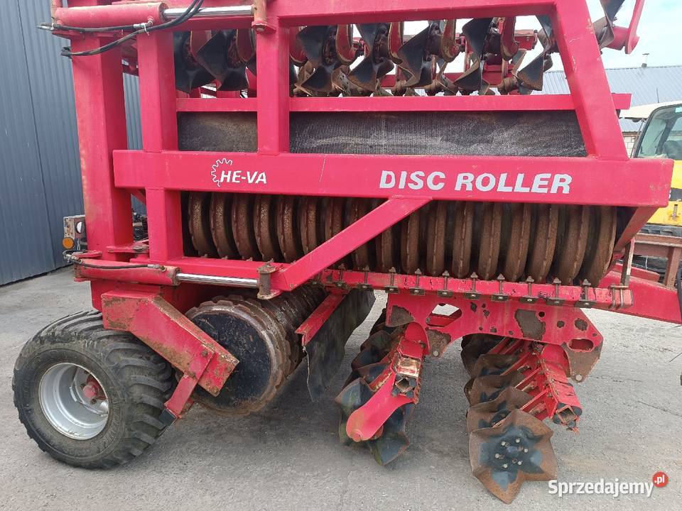 Brona talerzowa HEVA Disc Roller FALISTE TALERZE nieuszkodzony Maszyny rolnicze podlaskie Suwałki
