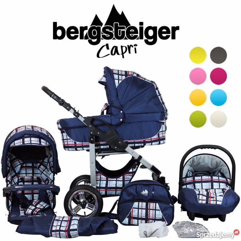 Bergsteiger Capri wózek dziecięcy niebieski 3w1 Kraków sprzedam