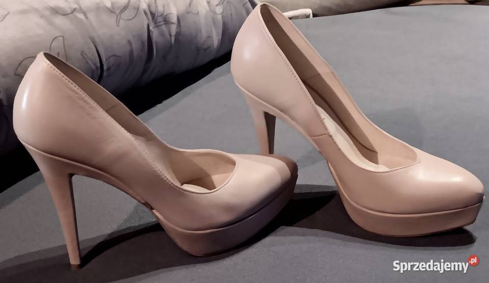 Szpilki na platformie Bravo Moda skóra ekologiczna Opole