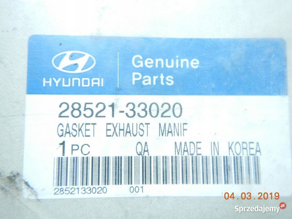 USZCZELKA KOLEKTORA WYDECHOWEGO HYUNDAI KIA