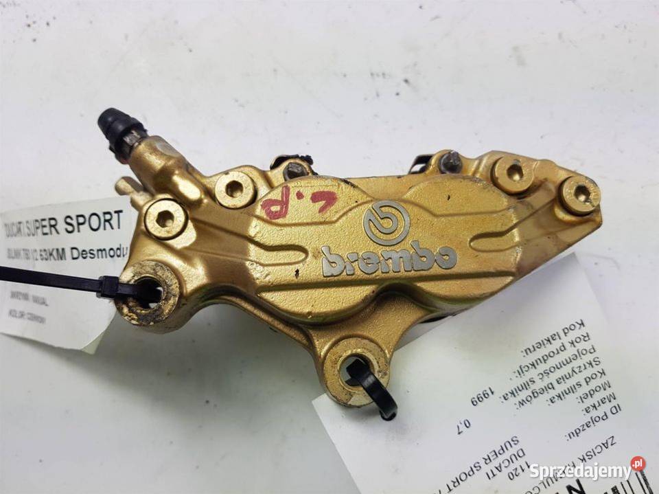 ZACISK HAMULCOWY PRZÓD LEWY SUPER SPORT 750 Pozostałe Lipno sprzedam