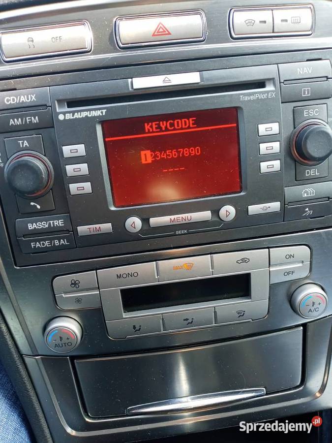 radio BLAUPUNKT ford CD Warszawa