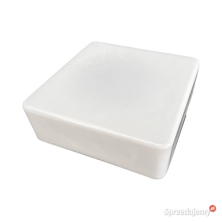 Duży biały kwadratowy szklany plafon RZB Bamberg Plafony mazowieckie Warszawa