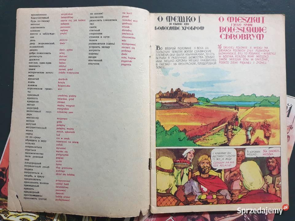 Początki Państwa Polskiego 3 dwujęzyczne komiksy Komiksy Gdynia