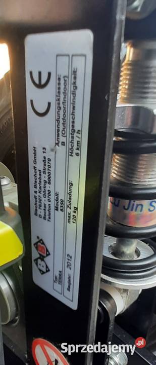 Wózek elektryczny Terra firmy BB do pomieszczeń dolnośląskie sprzedam