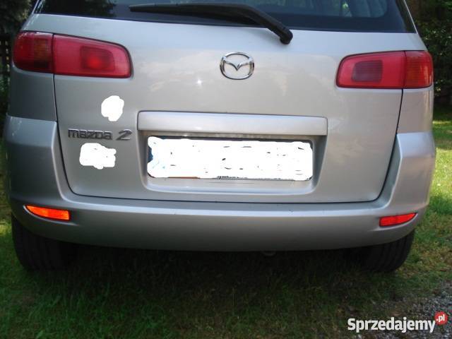 mazda 2 zderzak tył srebrny Rok produkcji 2005 śląskie Myszków