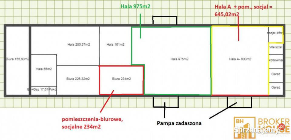 Wynajmę lokal Opole 975m2 sprzedam