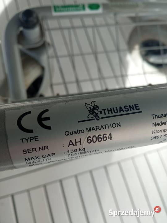 Thuasne balkonik chodzik rehabilitacyjny do 130