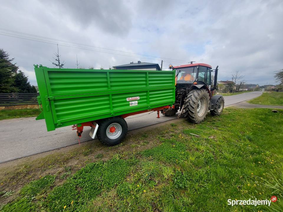 Przyczepa rolnicza wywrotka na 3strony Ładowność Białobrzegi sprzedam