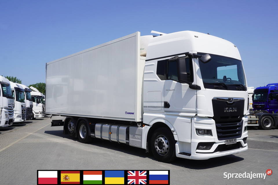 MAN TGX 26470 2022 Chłodnia Krone 40 EPAL diesel małopolskie Kraków