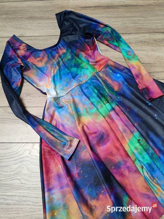 GALAXY RAINBOW LONG SLEEVE Black Milk Sukienka Spódnice i sukienki Jasło