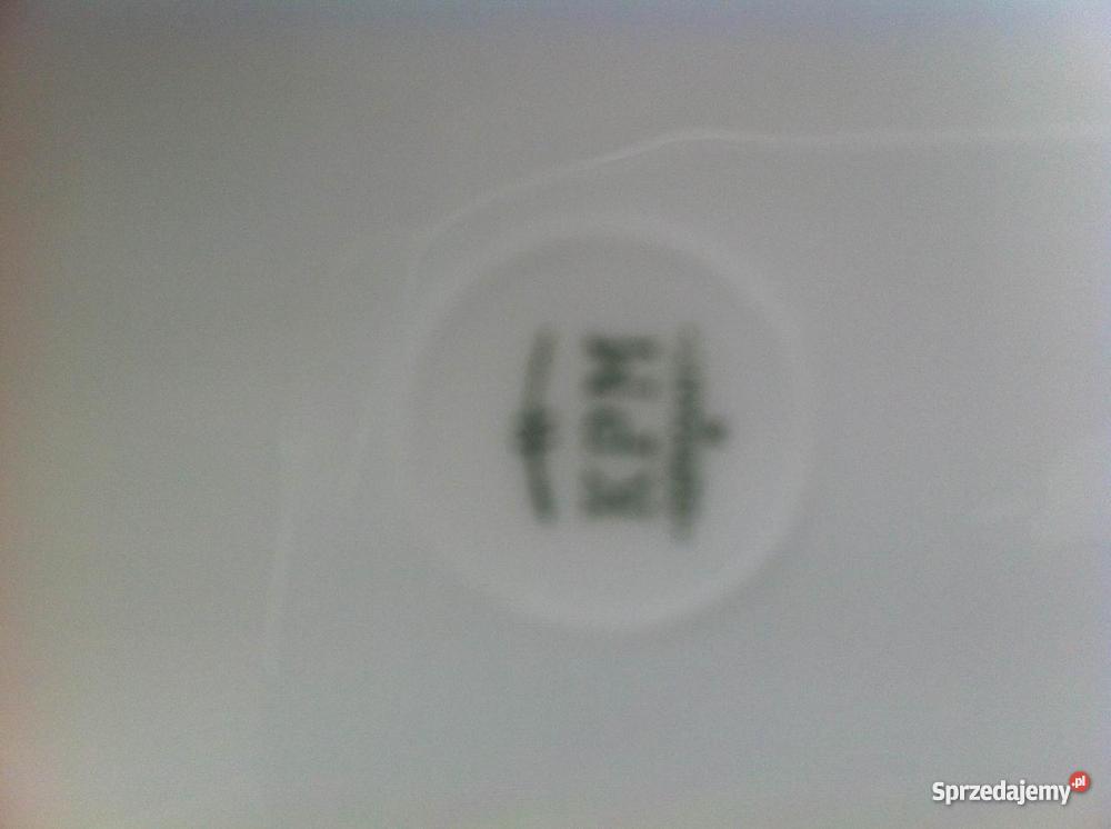 Stara waza sygnowana KPM biała Gliwice