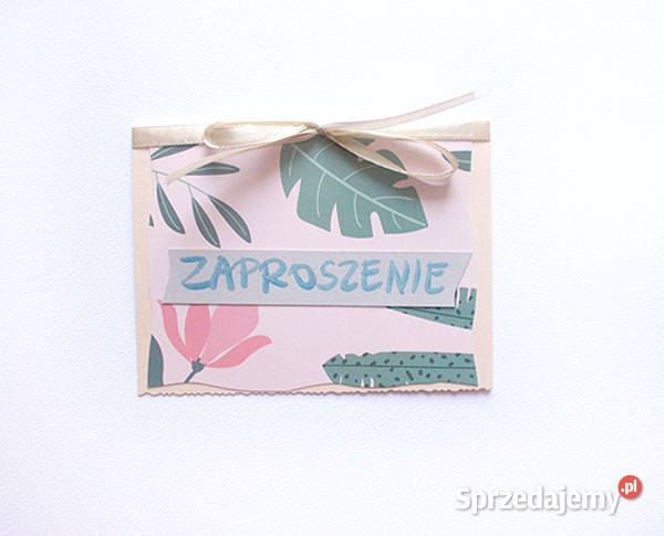 pastelowe zaproszenie na rózne okazjeboho Bydgoszcz sprzedam