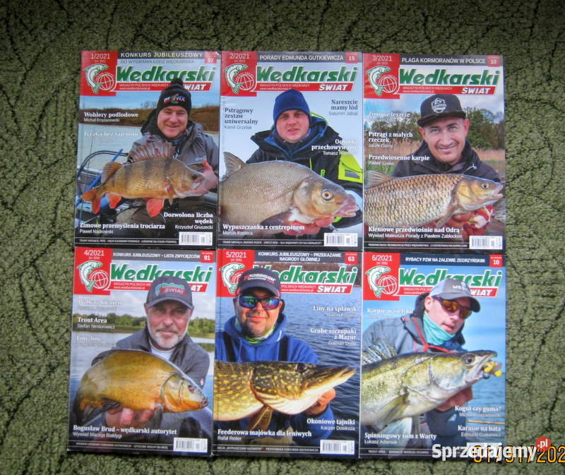 Wędkarski Świat roczniki do wyboru małopolskie Kraków sprzedam