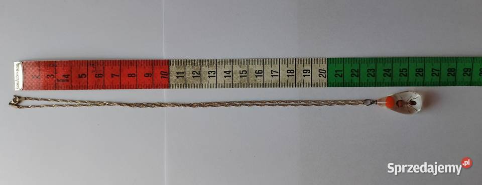 WISIOREK łezka z zatopionym owadem na srebrnym Złotniki