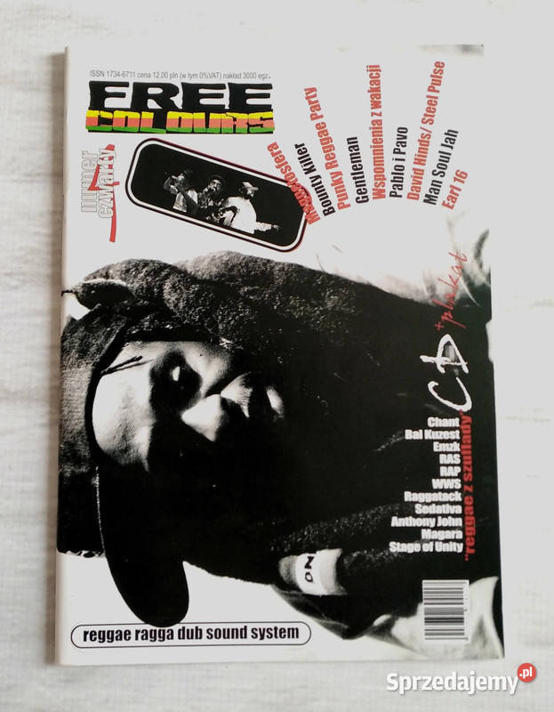 Free Colours 5 sztuk Reggae Dub Ska Rasta Gdynia