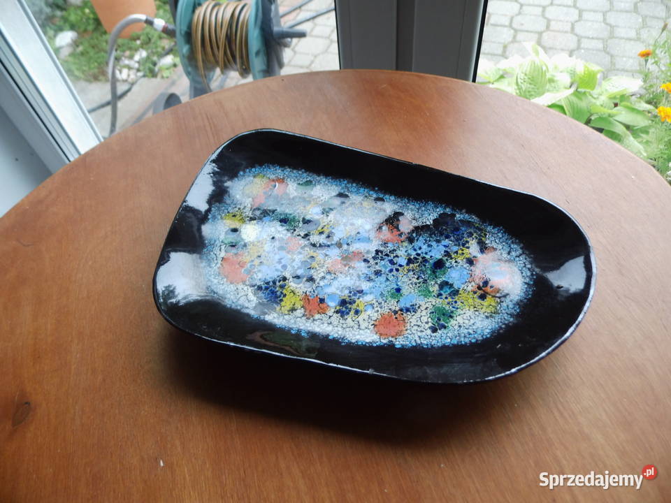 Patera Emalia Niemiecka Lata 60 te Ciekawy Radzewice