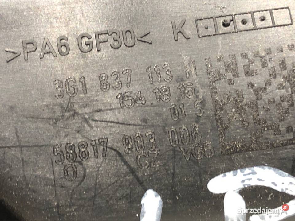 KLAMKA WEWNĘTRZNA LEWY PRZÓD VW PASSAT B8 Kombi Wyposażenie wnętrza sprzedam