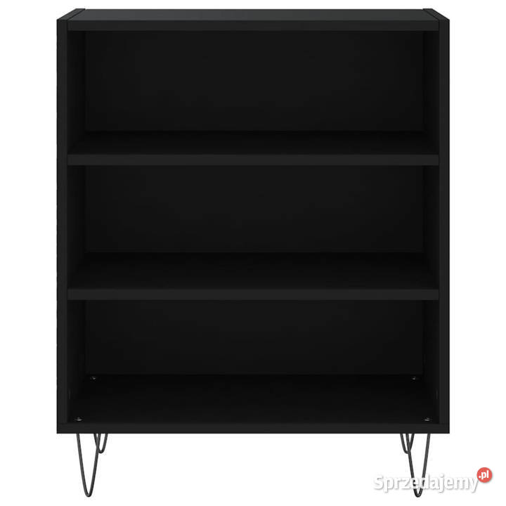 Szafka czarna 57x35x70 materiał drewnopochodny