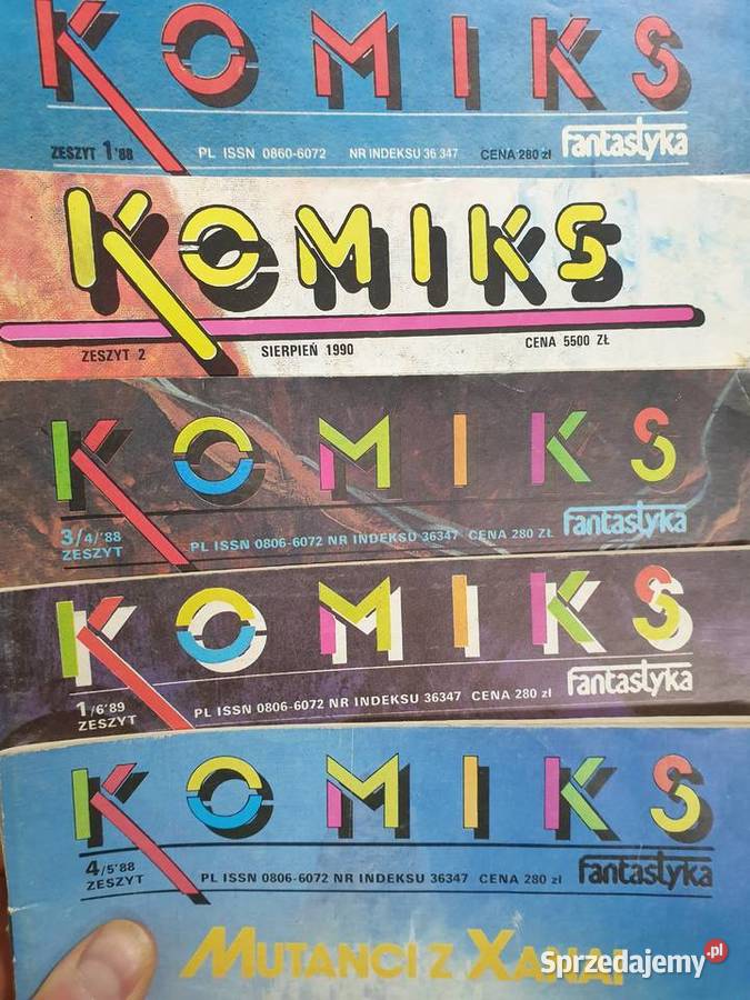 Yans Grzegorz Rosiński 5 komiksów Komiks Gdynia