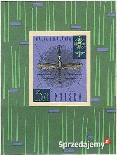 blok 25 Walka z malarią Filatelistyka Bystra