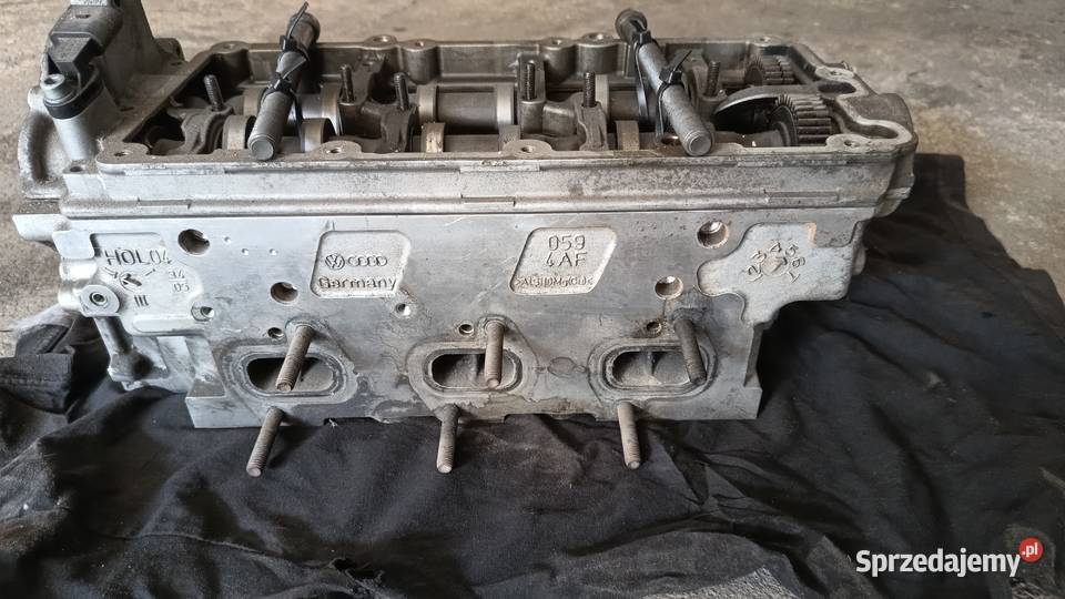 Głowica audi 27v6 BPPBSG LP 0593AG 0594AF komp dolnośląskie Goczałków sprzedam