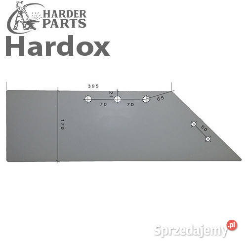 Lemiesz 300hektarów HARDOX 13200008P części do Suwałki