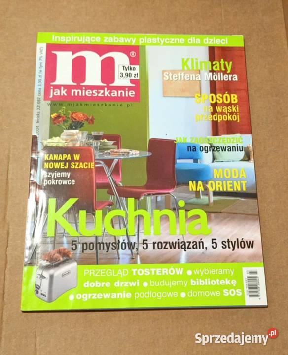M mieszkanie Murator 2000 2001 2002 2003 2004 miękka Czasopisma
